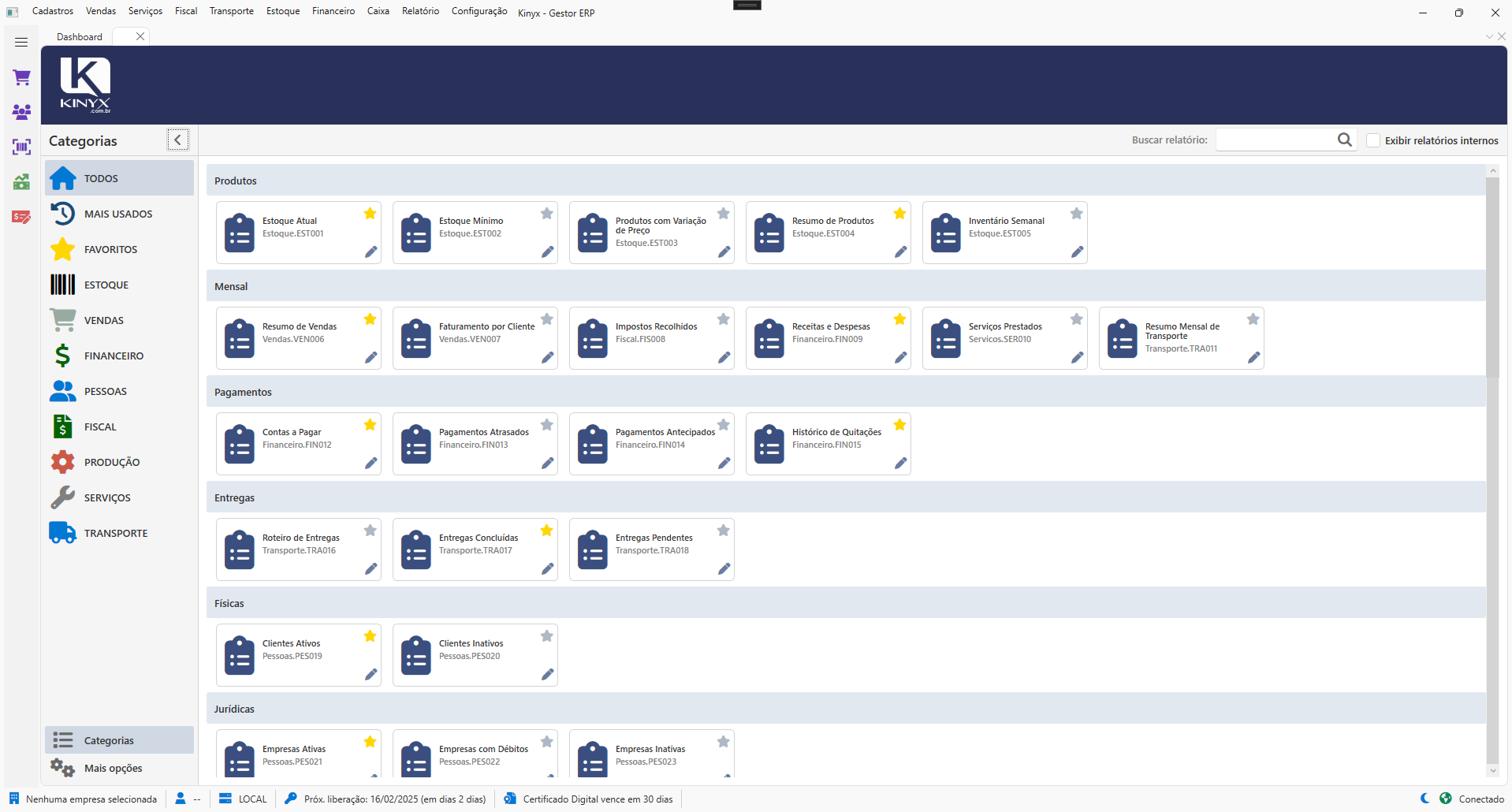 ERP Dashboard